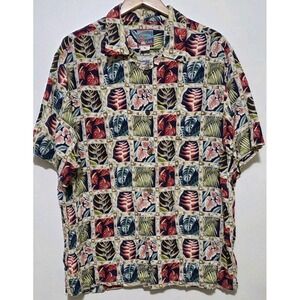Vintage Reyn Spooner Joe Kealoha Hawaiian Shirt Florida Tropical Vacation Beach